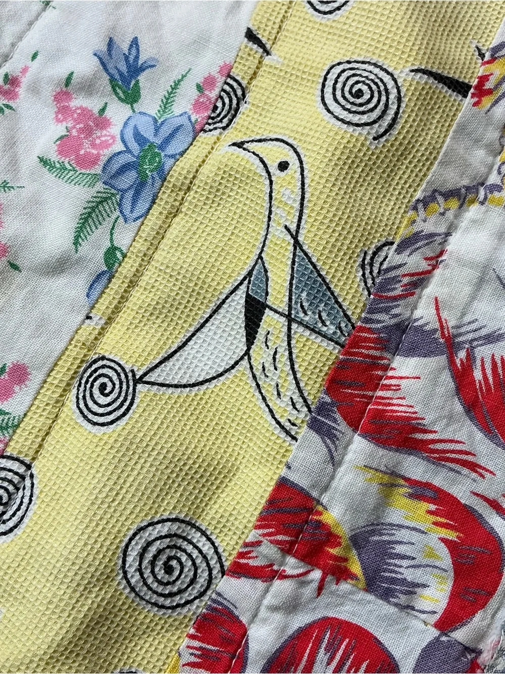 Handmade vintage patchwork
